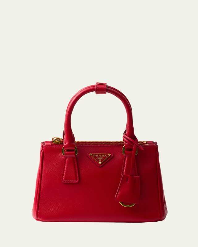 Galleria Leather Top-Handle Bag